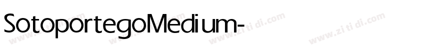 Sotoportego Medium字体转换